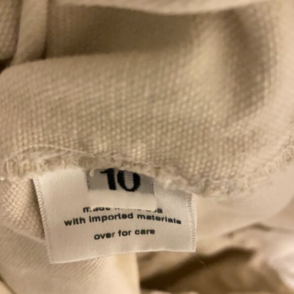Rachel Comey - Garra Pant - Dirty White Canvas - Size 10 - Picture 6 of 6